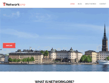 Tablet Screenshot of networklore.com